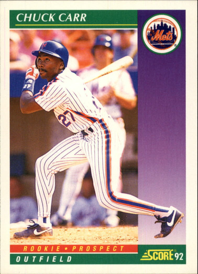 1992 Score #857 Chuck Carr - NM