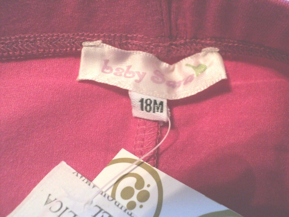 NUEVO Gymboree Bebé Sara Infantil Niña Talla 18 Mos Pantalones/Leggings Rosa Algodón Foto 3 de 3