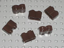 6 x LEGO DkBrown brick log 30136 /set 10210 70810 10237 70014 7037 79013 79008