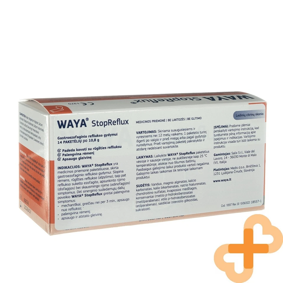 WAYA STOPREFLUX Oral Suspension 14 Sachets Acid Reflux Heartburn Support - Image 3 of 4