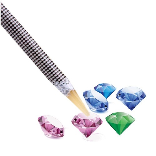 2X Resin Rhinestones Picker Pencil Nail Art Gem Crystal Pick Up Tool Wax Pen NEW - Picture 6 of 8