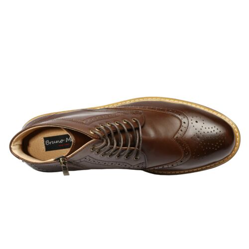 Men's Formal Modern Classic Lace Up Leather Oxford Dress Ankle Boots Size 6.5-15 - Picture 11 of 18