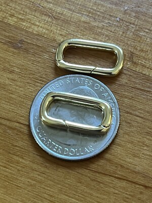 Zwei Stück 18k Gold-Filled Verbinder/Karabiner/Verschluss