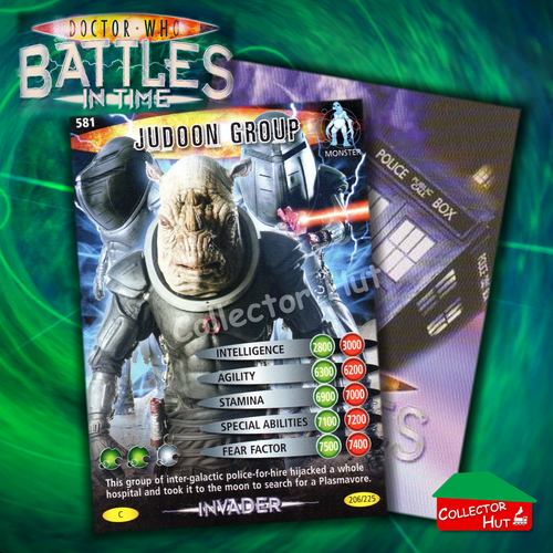 DOCTOR WHO Battles in Time #376-600 INVADER RARE & COMMON CARDS YOU CHOOSE - Picture 195 of 212