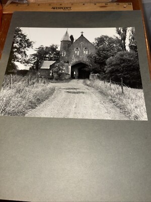 Antique Oxenford Grange Farm Mounted English Architecture Photo Gate Lodge