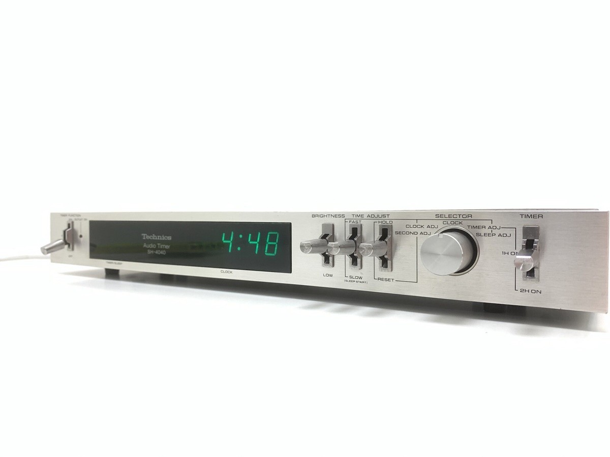 TECHNICS SH-4040 Audio Digital Timer RARE JAPAN Vintage