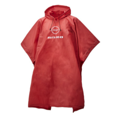 Genuine Nissan Poncho Rain Coat (NISMO) Logo Red | eBay