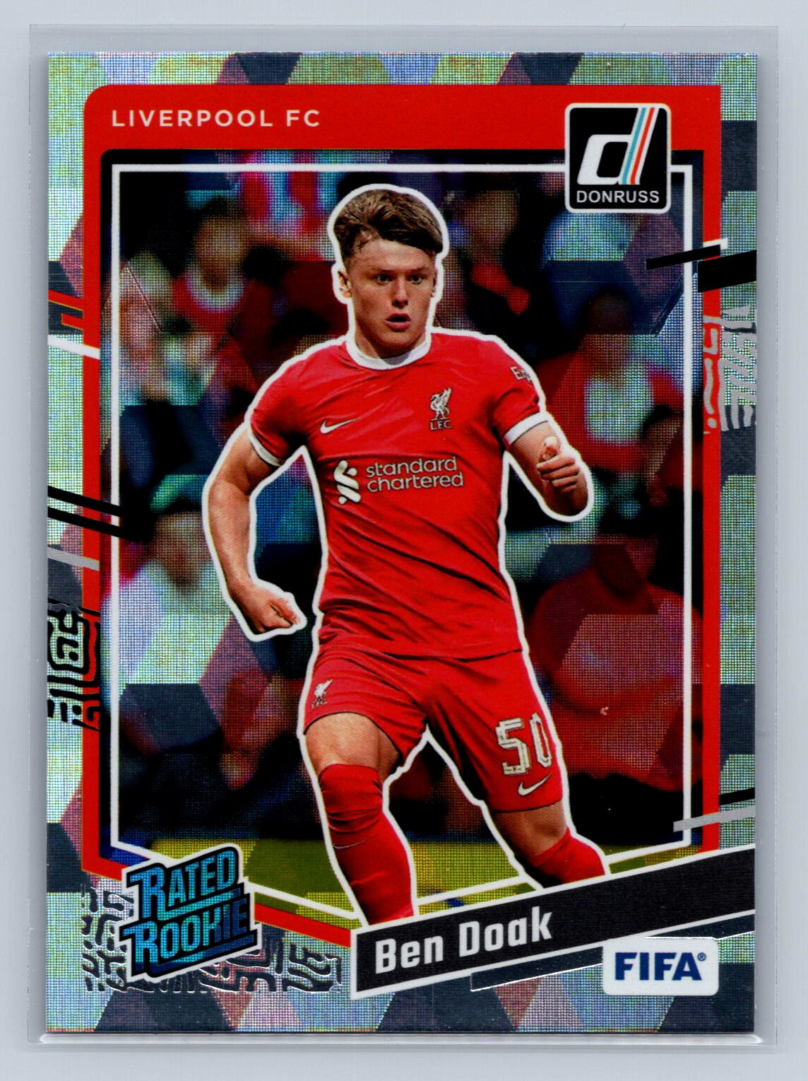 2023-24 Panini Donruss #182 Ben Doak Rated Rookie Cubic Liverpool FC