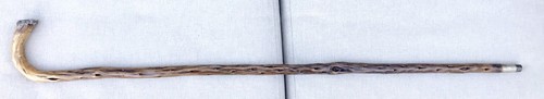 Vintage Antique 1890’ Sterling Silver Irish Blackthorn Walking Stick Cane Old - 第 9/12 張圖片