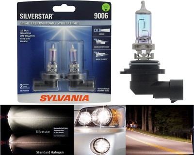 Sylvania Silverstar 9006 HB4 55W Zwei Glühbirnen Kopf Licht Ersetzen Upgrade Low