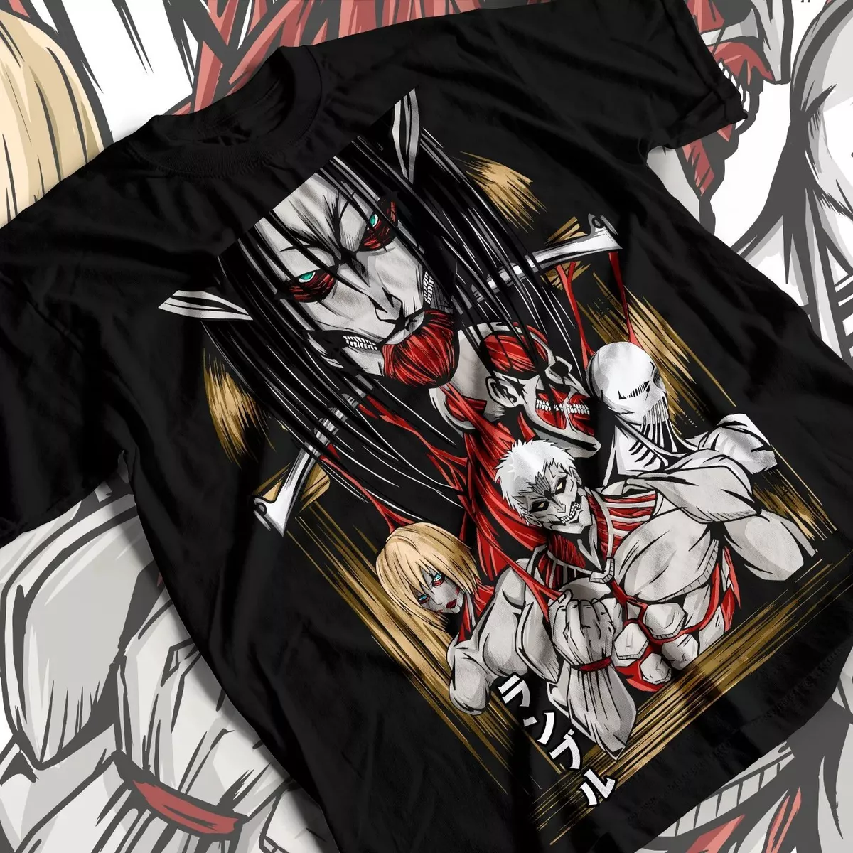 Attack on Titan Levi Shingeki No Kyojin Anime AOT Tshirt T-Shirt Tee ALL  SIZES