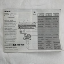 Sony Playstation 2 Instruction Manual for PS2 Console SCPH-30001 R / 97000