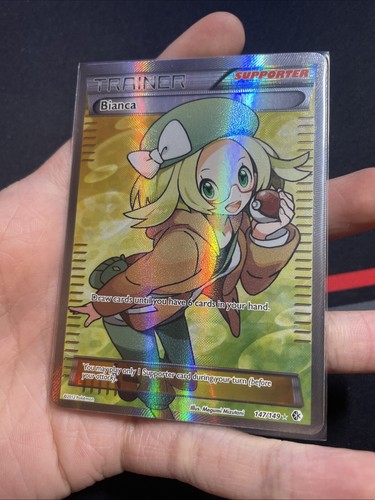 Pokemon Card - Bianca Full Art 147/149 Ultra Rare - BW Boundaries Crossed - LP - Picture 3 of 8