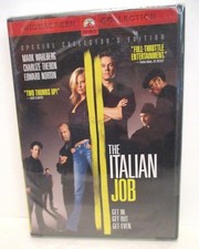 THE ITALIAN JOB 2003 FACTORY SEALED DVD MARK WAHLBERG CHARLIZE THERON ED NORTON