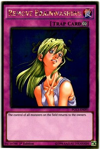 Remove Brainwashing - PGL3-EN091 - Gold Rare - 1st Edition x3 - Near Mint