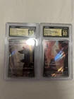 CGC Pristine 10 Pokémon 151 Japanese AR Charmander/Charmeleon Pokémon Cards