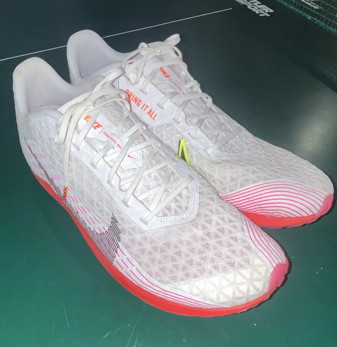 Nike Zoom Rival Waffle 5 White Bright Crimson for Sale