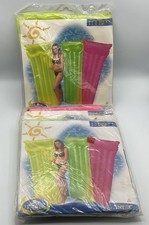 Intex, The Wet Set, Lot of 3, Inflatable, Pool Floats, 72  X 30  , 59717 New 2001