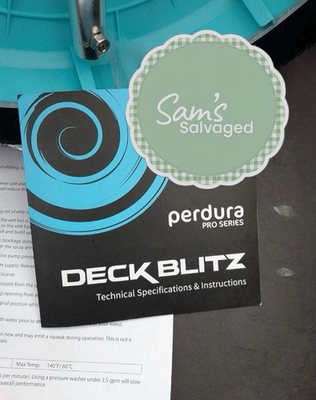 #ad Perdura Deck Blitz Surface Cleaner for Electric Pressure Washer Blue $15.00