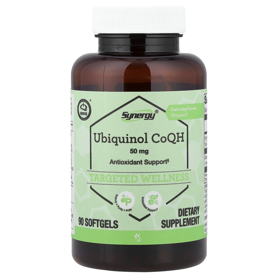 Synergy®, Ubiquinol CoQH, 50 mg, 90 Softgels