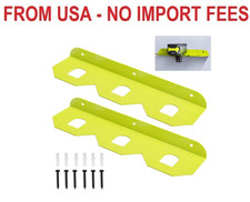 2 Pcs Metal Ry-obi 18V Battery Holder/Battery Wall Mount Rack for Ryobi 18V Bat-