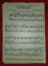 Someday - You'll Be Sorry Sheet Music Piano Conductor . Ref00069