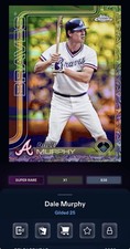 DIGITAL TOPPS BUNT Dale Murphy GILDED 25 SUPER RARE Read