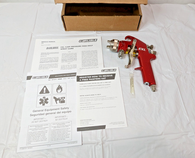 #ad #ad DeVilbiss Siphon Feed High Volume Low Pressure Paint Spray Gun EXL 520S 18 $450.00