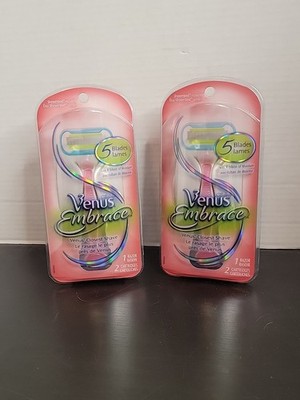 Gillette Venus Embrace Razor Blade. 2 Cartridges. Lot Of 2