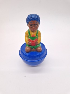 Tots TV Roly Poly Tom Ragdoll Wobble Weeble Figur Sammlerstück 1995 Vintage sehr guter Zustand