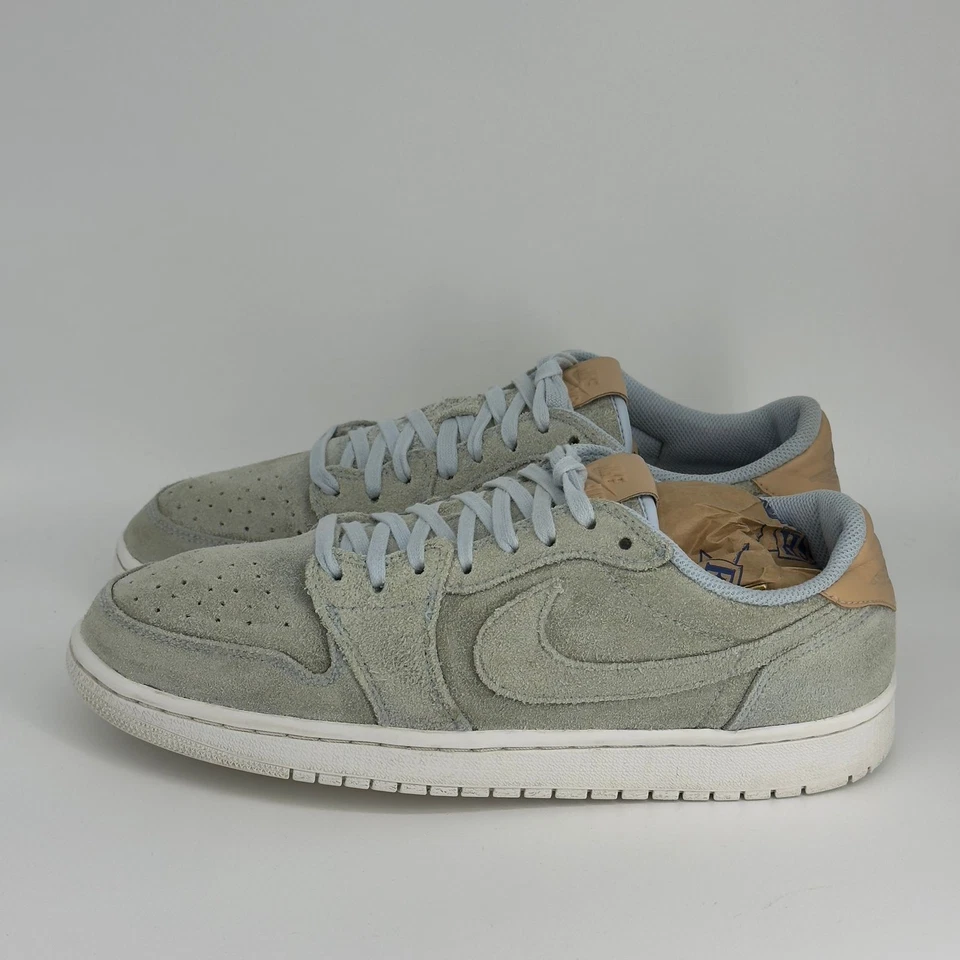 Air Jordan 1 Retro OG Premium Bajo Azul Hielo Para Hombre Talla 10 EE. UU. (905136-402) Foto 3 de 4