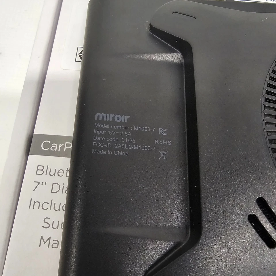 Miroir Drivvplay 1" CarPlay & Android Auto Bluetooth Wifi - M1003-7 (no power) - Image 4 of 4