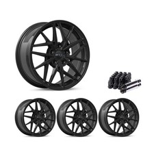 Set Of 4 18 Gloss Black Alloy Wheel Rims 5x114.3 Fits Honda Hr-v Rtxvt 5lug