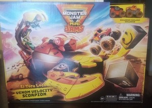 MONSTER JAM Mini Jam ~ El Toro Loco Venom Velocity Scorpion w/ 2 Monster Trucks