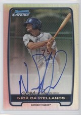 2012 Bowman Chrome Prospects Refractor 172/500 Nick Castellanos #BCA-NC Auto 1l7