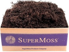 SuperMoss 27016 Preserved Spanish Moss, Coffee, 3lbs for Floral Garden