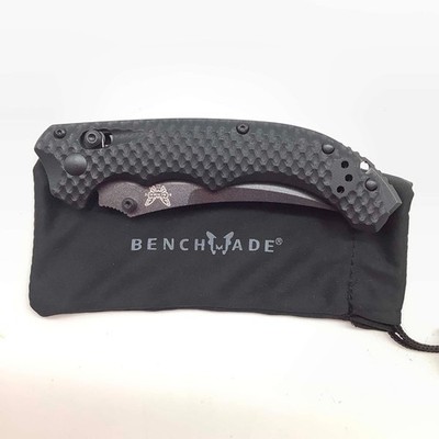 BENCHMADE MiNi BEDLAM 865SBK Part Serrated S90V Black G10 FIRST PRODUCTION