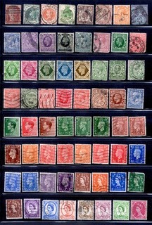 GREAT BRITAIN 103 Stamps Lot Some Regionals Used