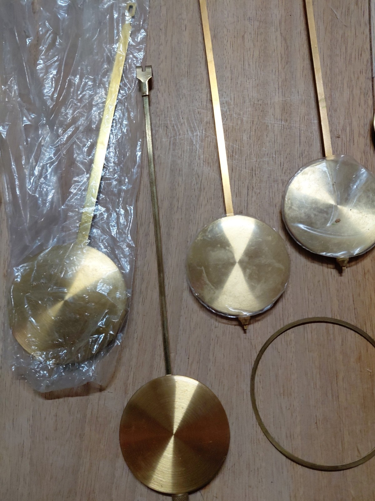 Vintage Clock Parts Pendulums  And Chain Lot Of 20 Plus