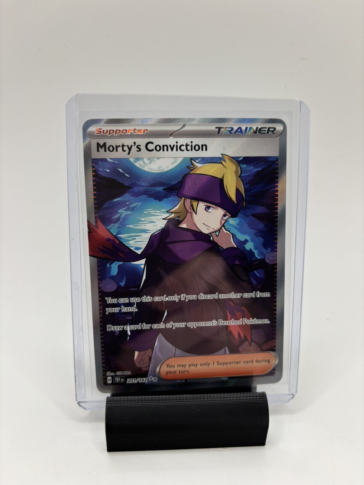 Morty's Conviction 201/162 - SV05: Temporal Forces - Full Art - Near Mint