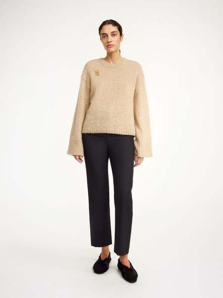 Women By Malene Birger Trousers Black Viscose 36