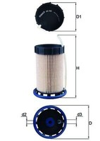 NEU - Mahle KX492 Kraftstofffilter FüR Audi Cupra Ford Seat Skoda VW