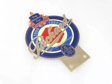 Brass Golden Decal Badge Emblem Vintage Packard 100th Anniversary Car Grill