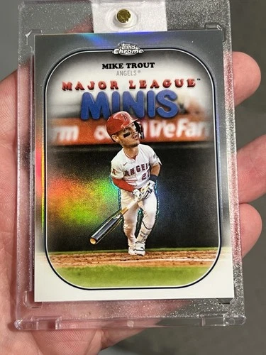 2025 Topps Chrome Update - Mike Trout Major League Minis #MM-4 SSP Angels