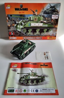 Cobi 3007   M4 Sherman A1/Firefly  2in1 - WoT - EOL - mit BA und OVP - Sammler