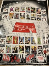 MAGNUS ROBOT FIGHTER TWO TRADING CARD COUPON PROMO POSTERS VALIANT COMICS 1991