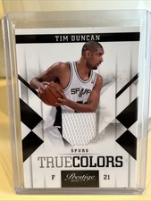 2010 Prestige Tim Duncan True Colors Patch -188/249 Spurs HOF