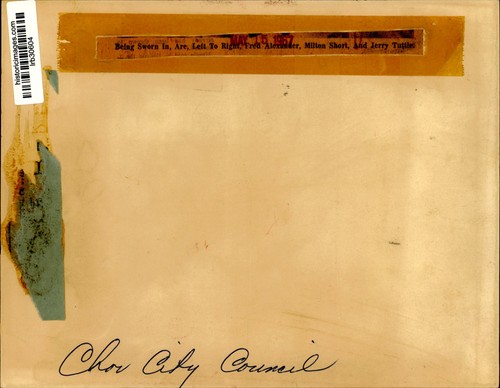 1967 Pressefoto New Charlotte Stadträte legen Amtseid ab - Bild 2 von 2