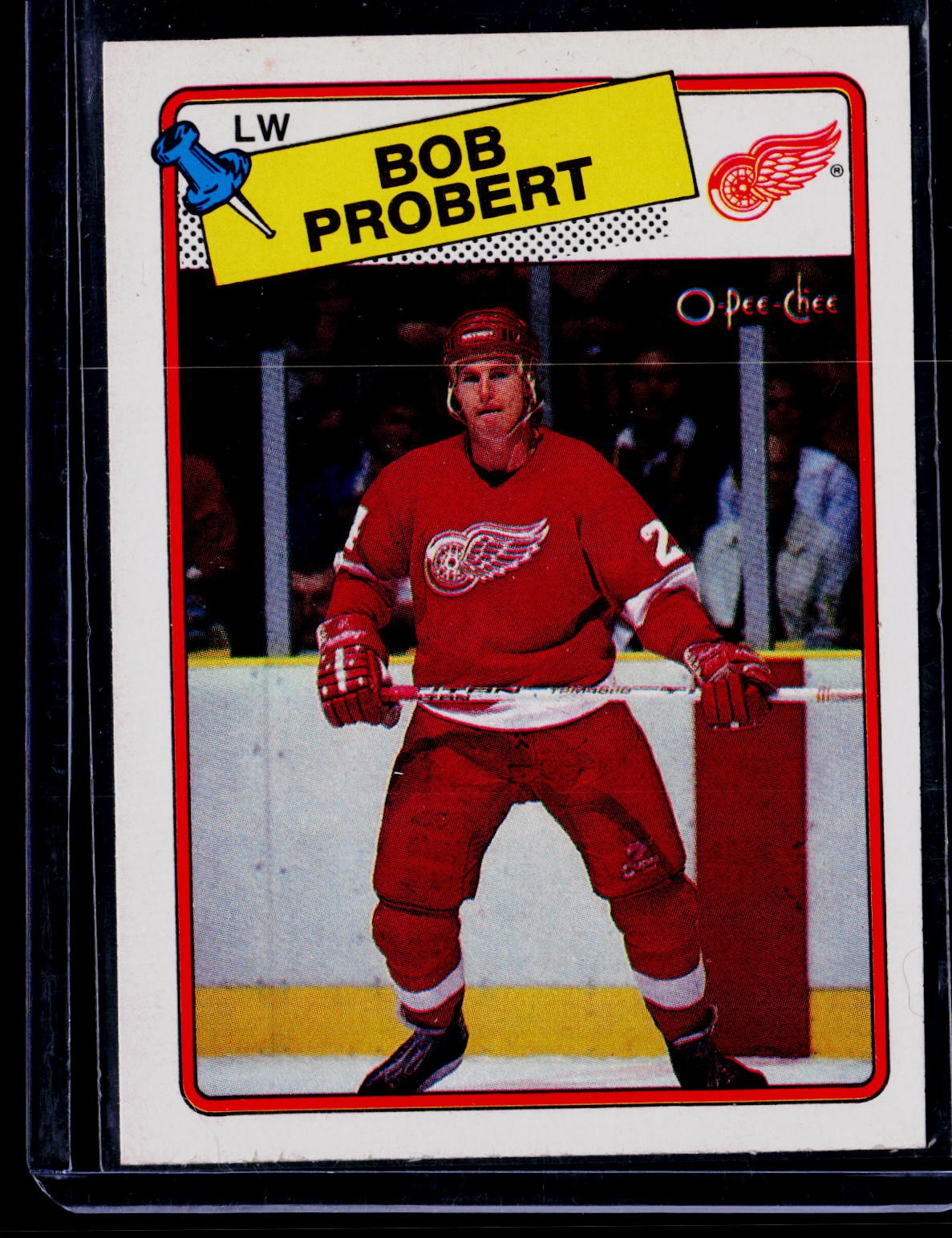 1988-89 O-Pee-Chee #181 Bob Probert