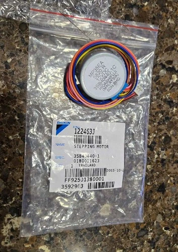 Daikin stepping motor p/n 122453J for CDX and FTX indoor units